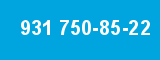 931 750-85-22